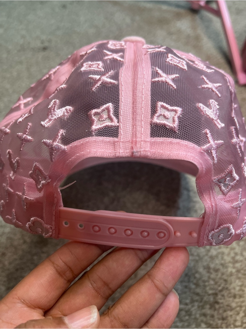 Pink Seattle Mariners Rhinestone Baseball Cap - Picture 3 of 3